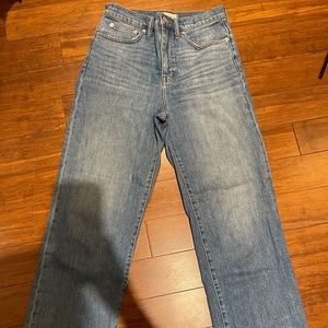 Madewell Jeans | Slim Wide Leg Crops | Size 28